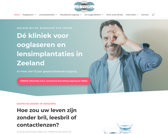 dr. Binkhorst Eye Center Logo
