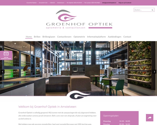 Groenhof Optiek Logo