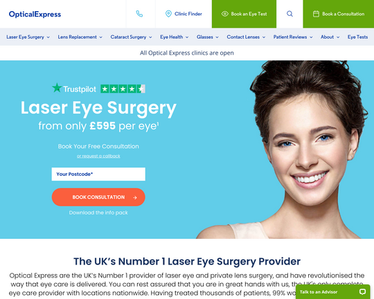 Optical Express Logo