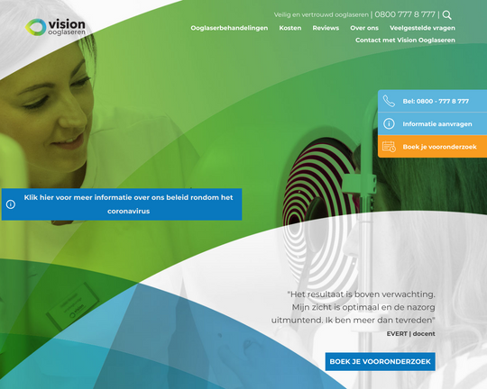 Vision Ooglaseren Logo