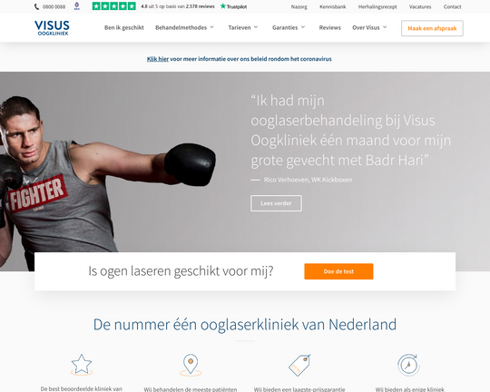 Visus Oogkliniek Logo